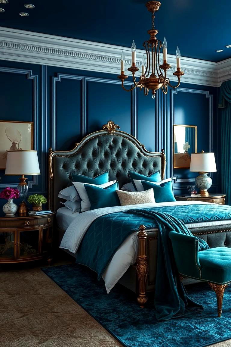 Rich Jewel Tones - 24 Colorful Bedroom Ideas