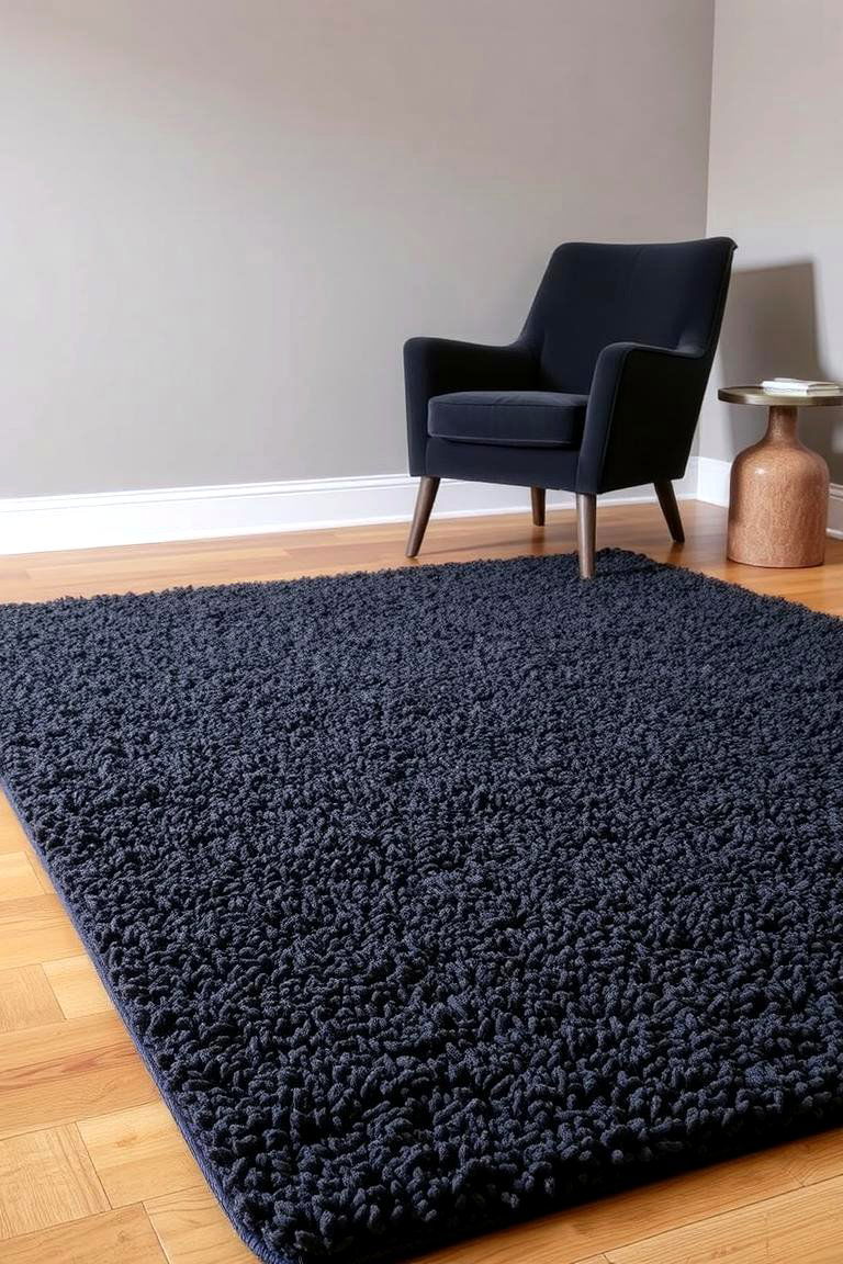 Rich Textured Rugs - 24 Moody Living Room Ideas