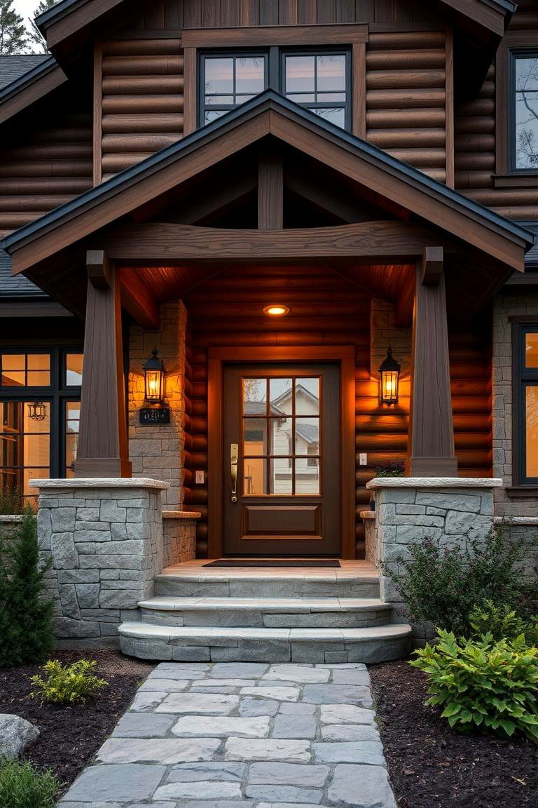 Rich Walnut Brown - 24 Brown Exterior House Colors