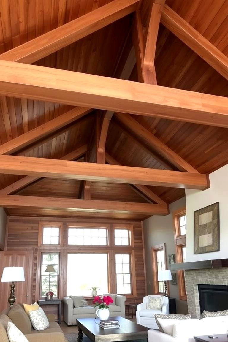 Rich Wooden Beams and Ceilings - 24 Moroccan Living Room Ideas