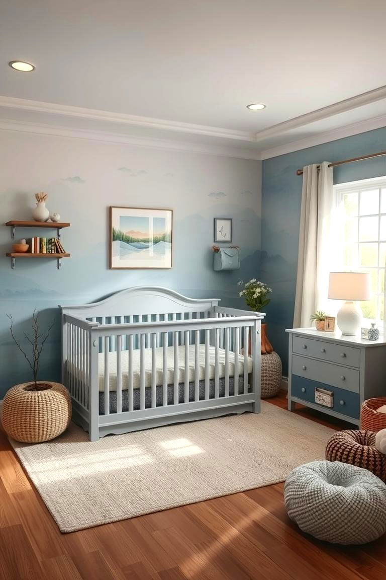 Riverbank Serenity Nursery - 24 Nature Themed Nursery Ideas