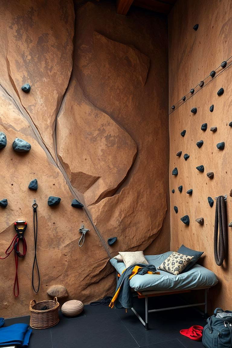 Rock Climbing Nursery - 24 Sports Nursery Ideas