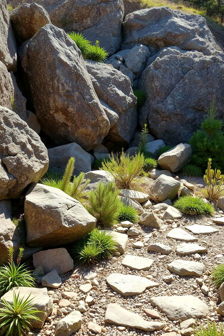 Rock Garden Oasis - 24 Sloped Garden Ideas