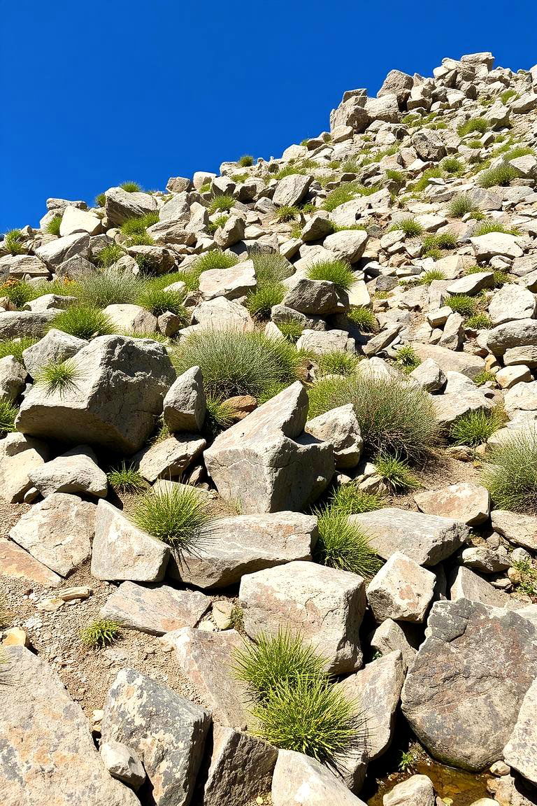 Rock Garden on a Steep Slope - 24 Sloping Garden Design Ideas