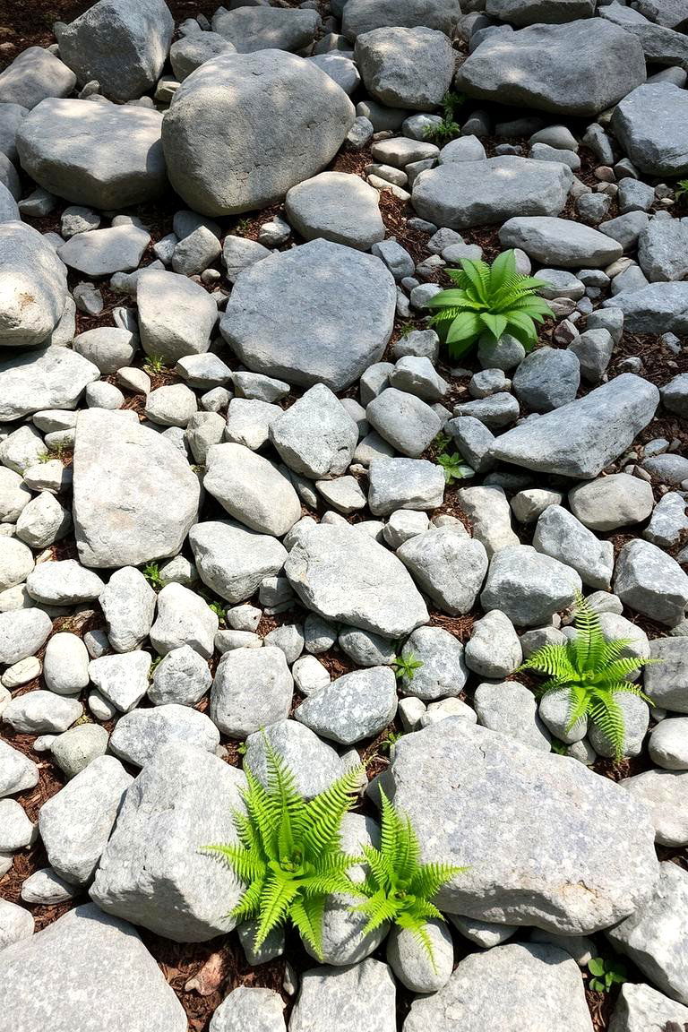 Rock Garden with Shade Loving Alpines - 24 Shade Garden Design Ideas