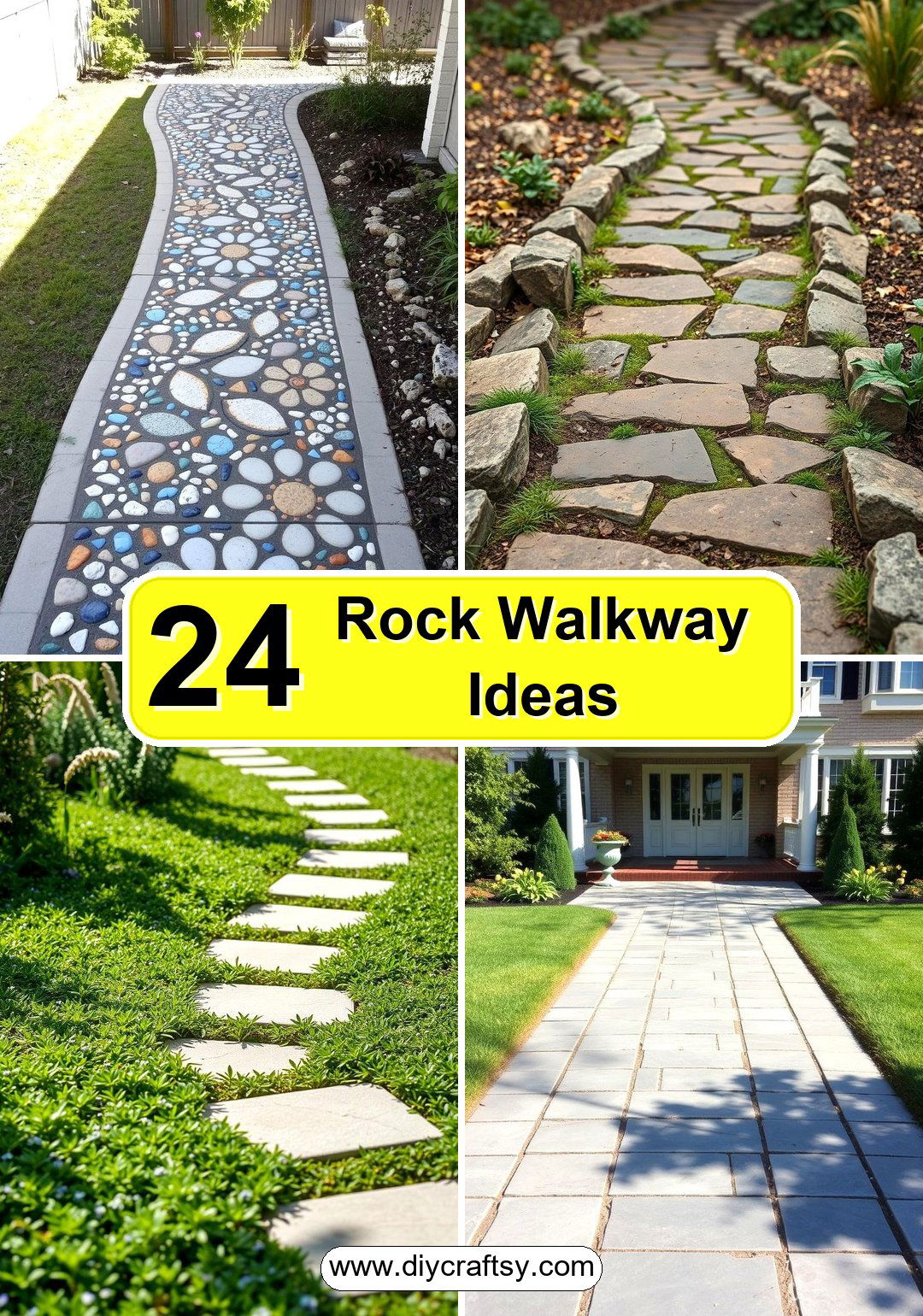 Rock Walkway Ideas