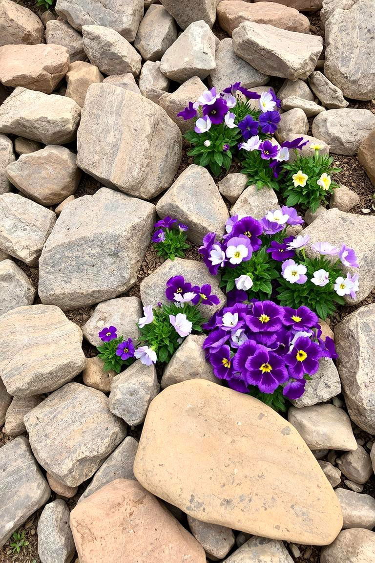 Rock and Bloom Fusion - 24 Front Yard Flower Bed Ideas