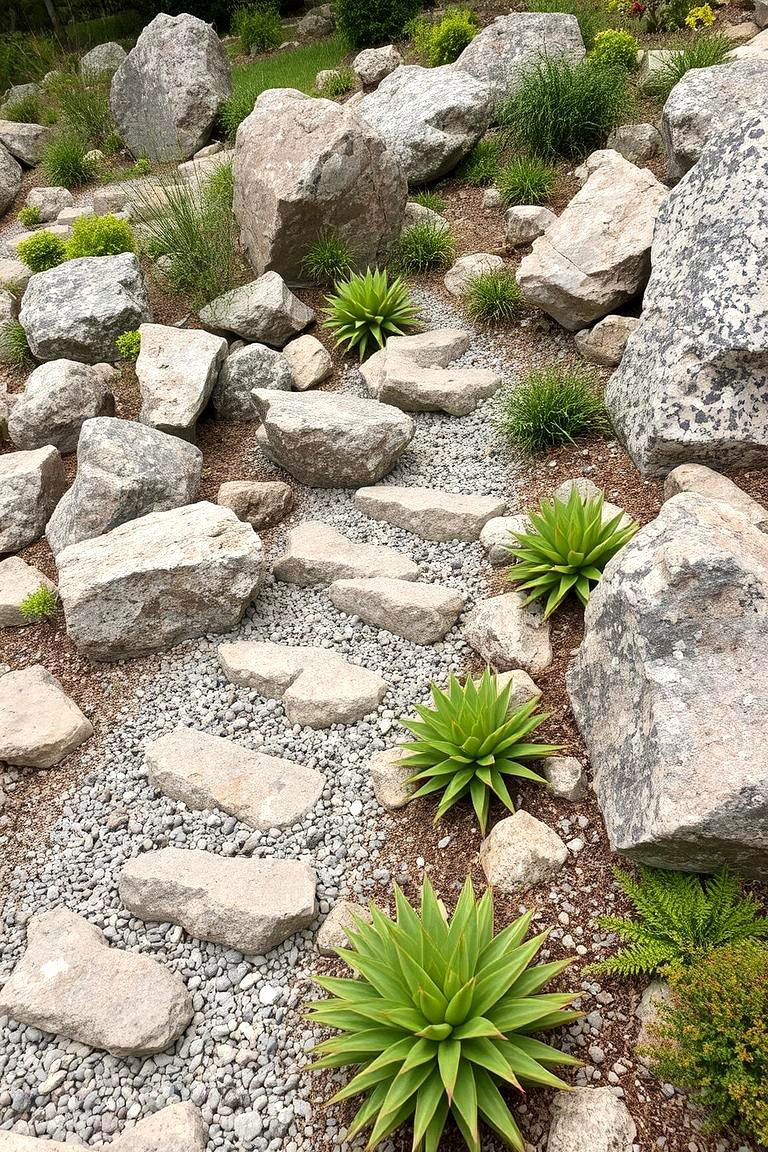 Rock and Stone Garden - 24 Garden Layout Ideas