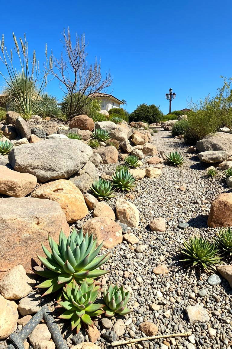 Rock and Succulent Garden - 24 Spring Garden Ideas