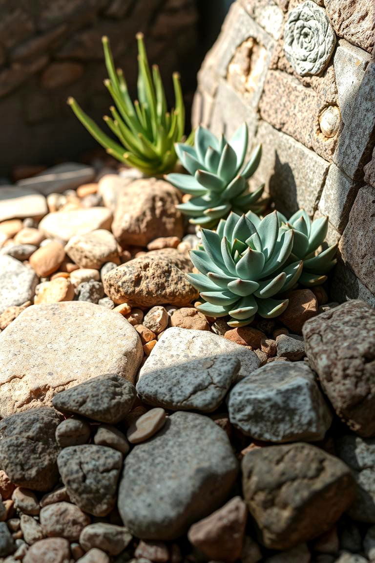 Rock and Succulent Garden - 24 School Garden Ideas