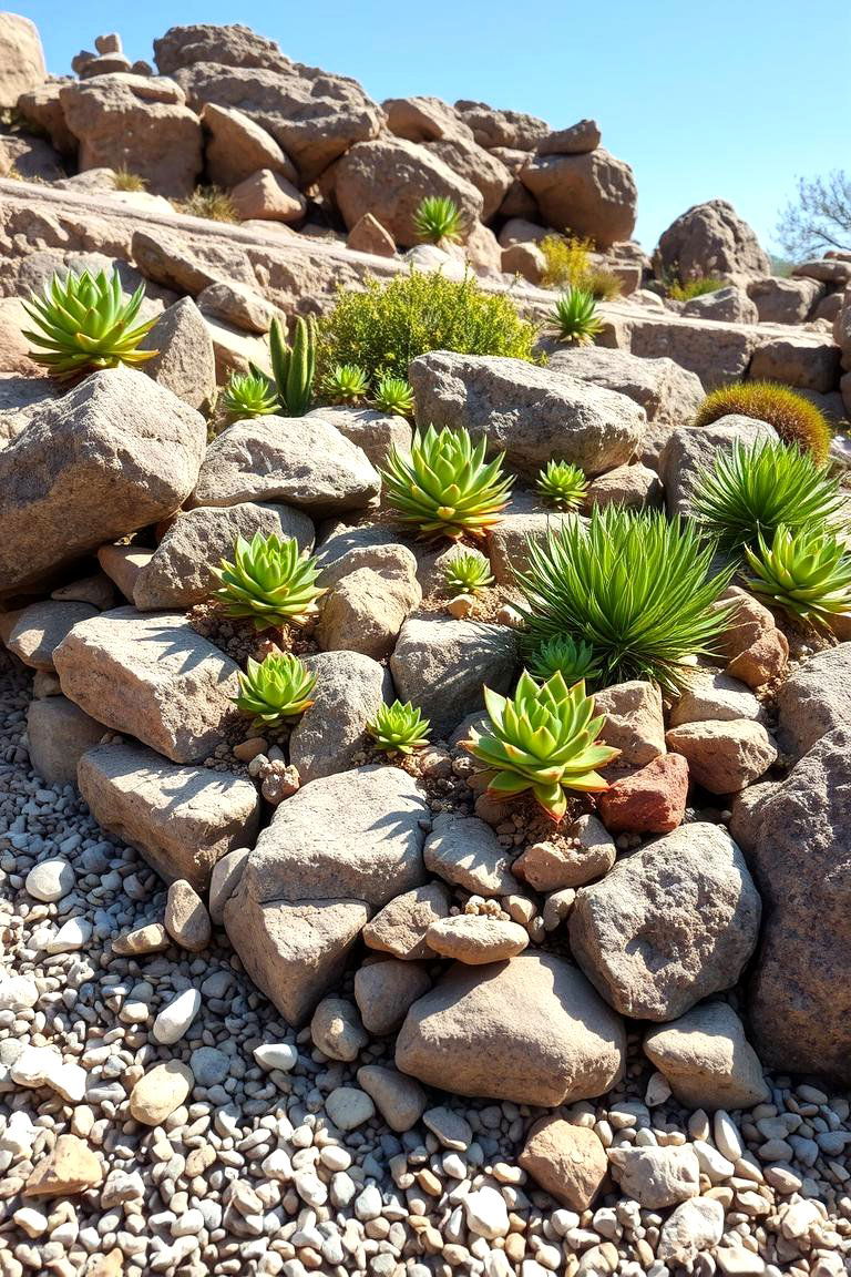 Rocky Oasis Garden - 24 Succulent Garden Ideas
