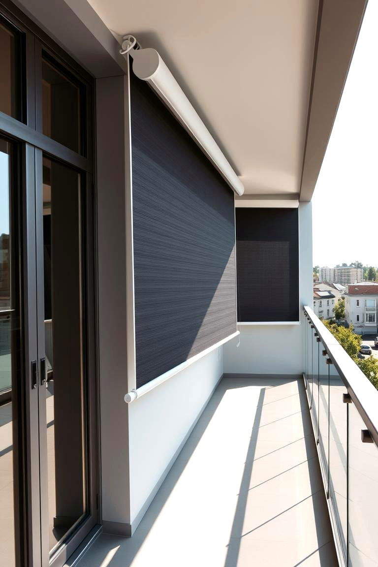 Roller Shades - 24 Balcony Shade Ideas