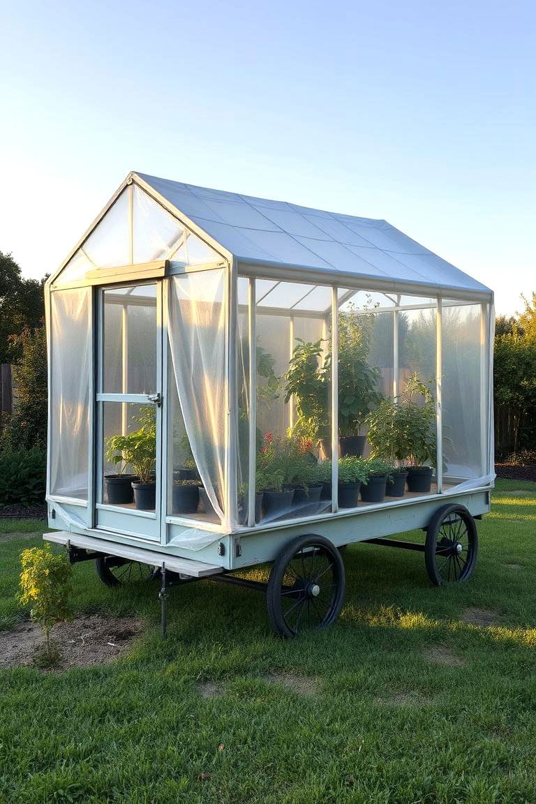 Rolling Greenhouse - 24 Greenhouse Ideas