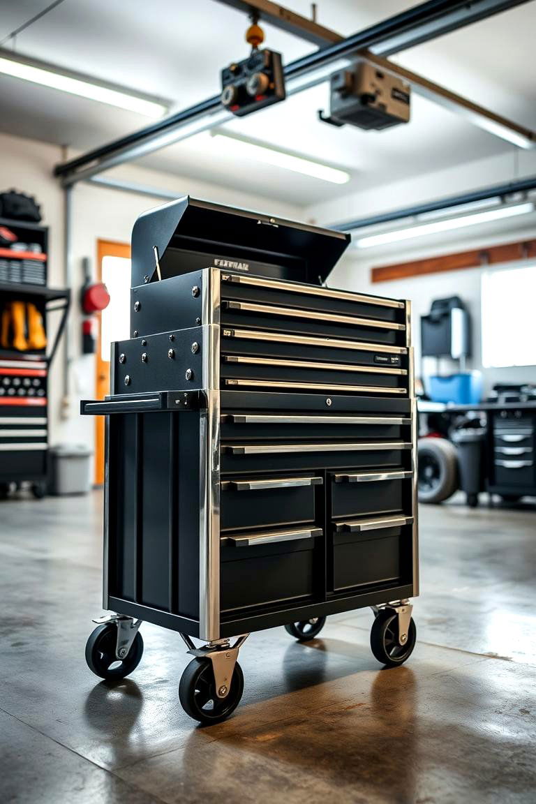 Rolling Tool Chest - 24 Power Tool Storage Ideas