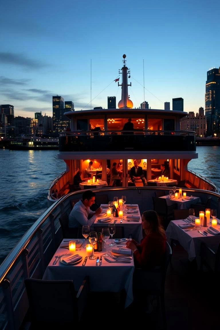 Romantic Dinner Cruise - 24 40th Wedding Anniversary Gift Ideas