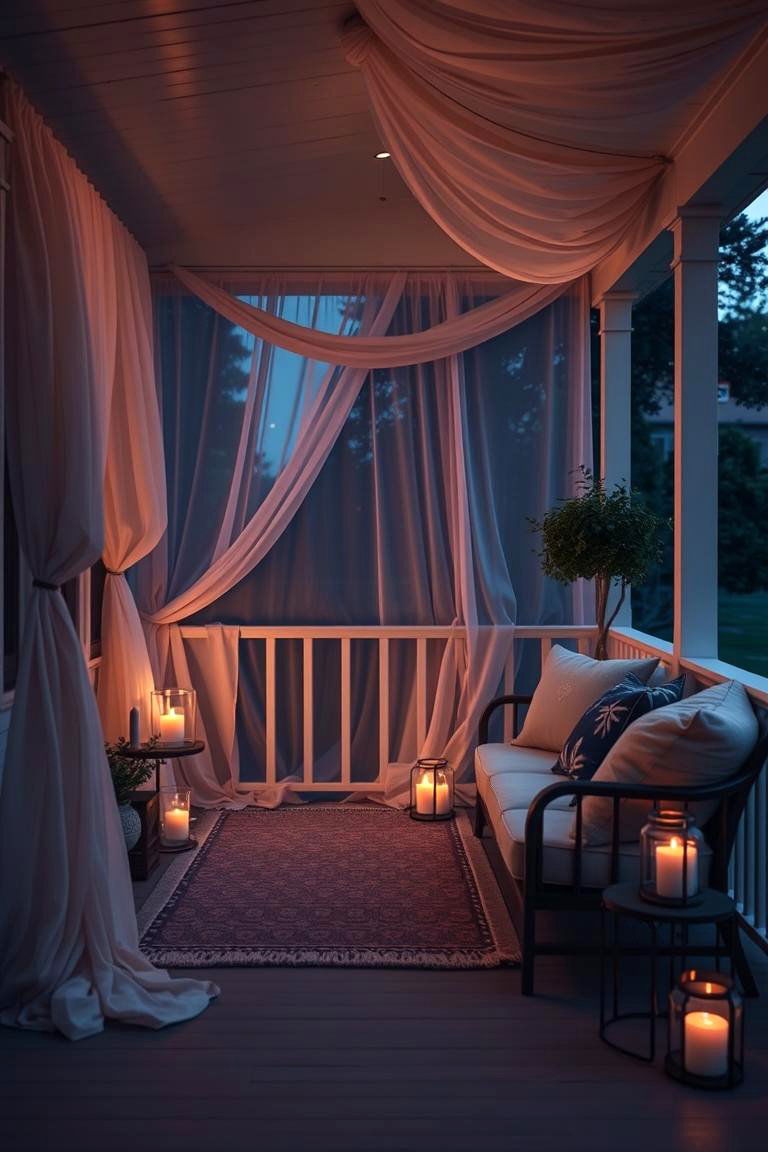 Romantic Evening Escape - 24 Mobile Home Porch Ideas