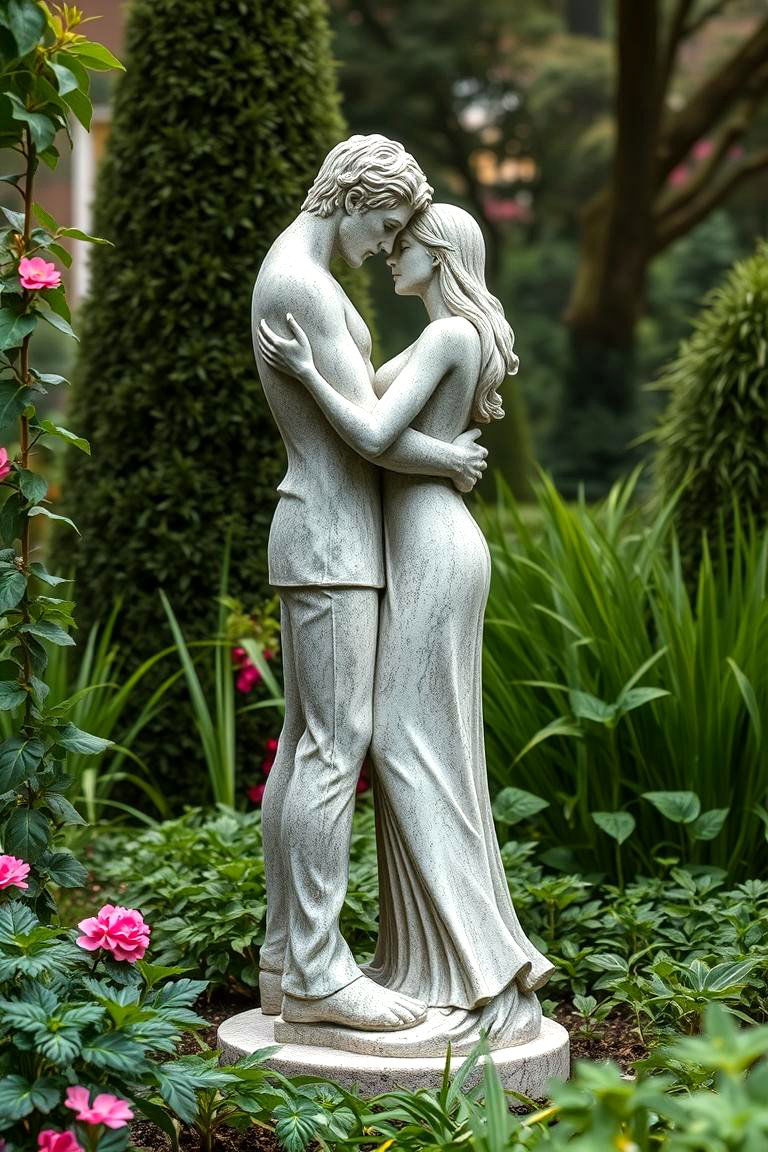 Romantic Garden Statues - 24 40th Wedding Anniversary Gift Ideas