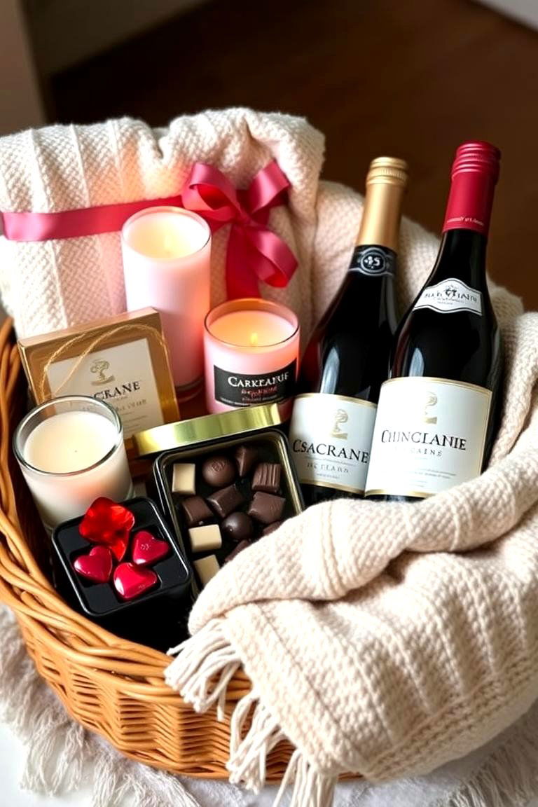Romantic Getaway Basket - 24 40th Wedding Anniversary Gift Ideas