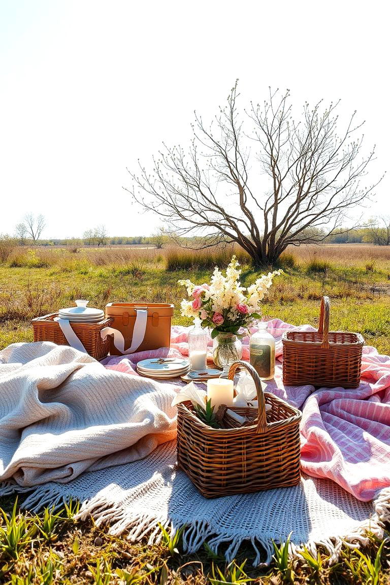 Romantic Picnic Setting - 24 Spring Wedding Ideas