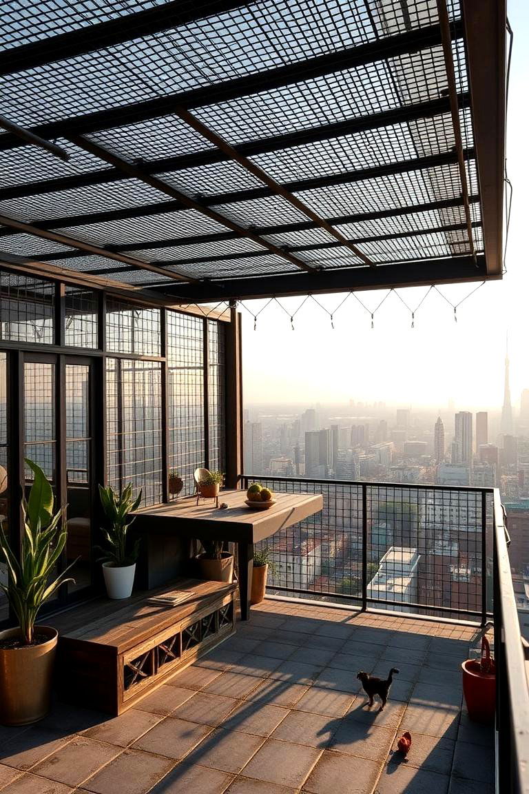 Roof Top Cat Retreat - 24 Outdoor Catio Ideas