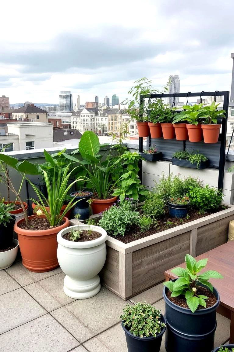 Rooftop Garden Escape - 24 Small Walled Garden Ideas
