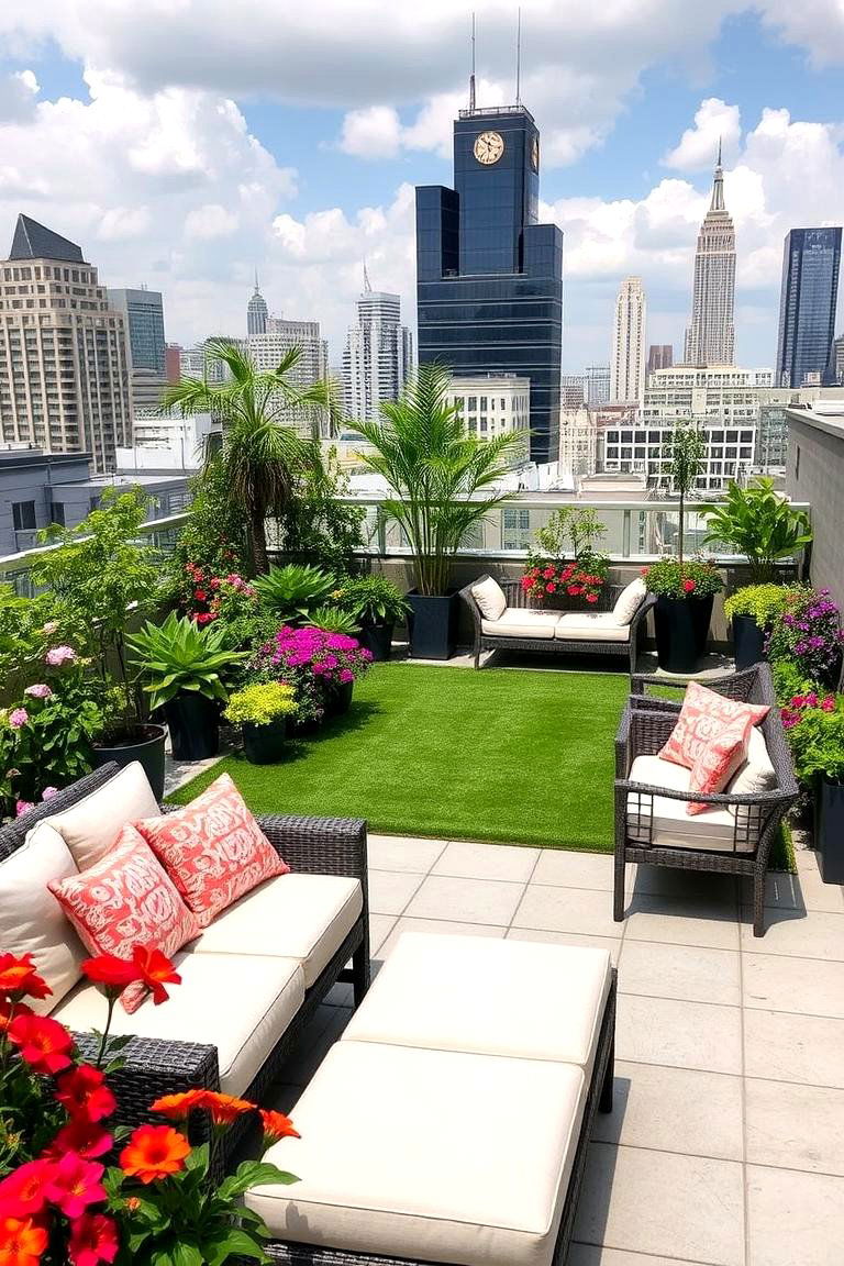 Rooftop Garden Oasis - 24 Enclosed Garden Ideas
