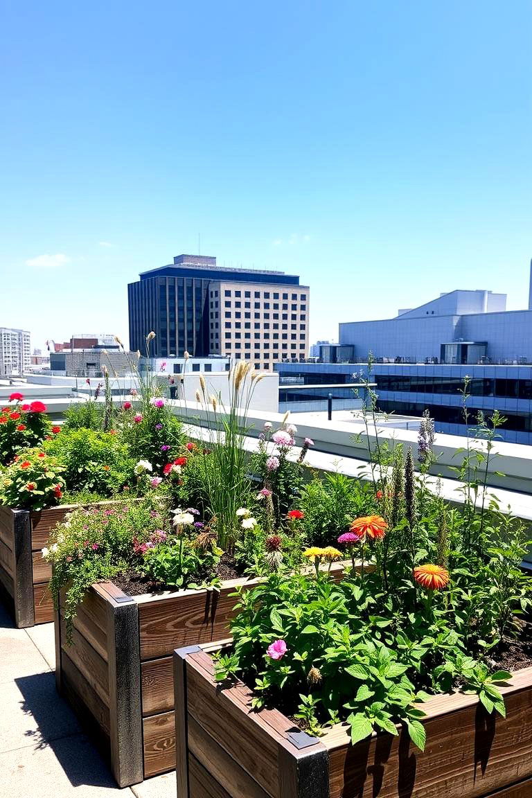 Rooftop Garden Sanctuary - 24 Penthouse Balcony Ideas