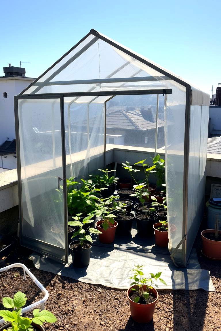 Rooftop Greenhouse - 24 Rooftop Garden Ideas