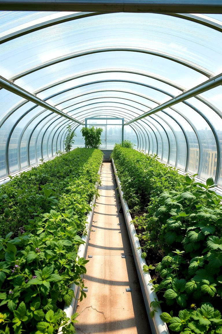 Rooftop Greenhouse - 24 Residential Rooftop Design Ideas