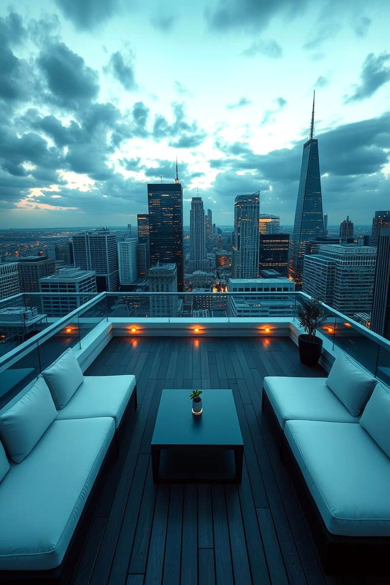 Rooftop Platform Deck - 24 Platform Deck Ideas