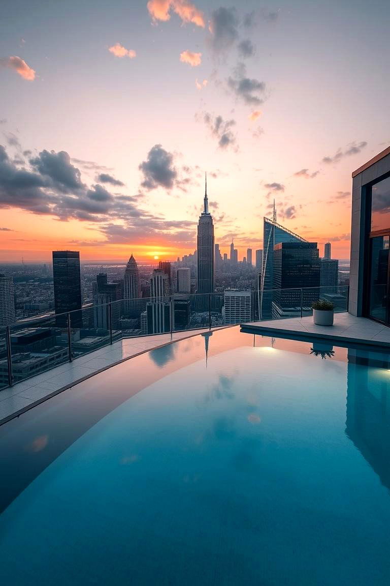 Rooftop Retreat - 24 Plunge Pool Ideas
