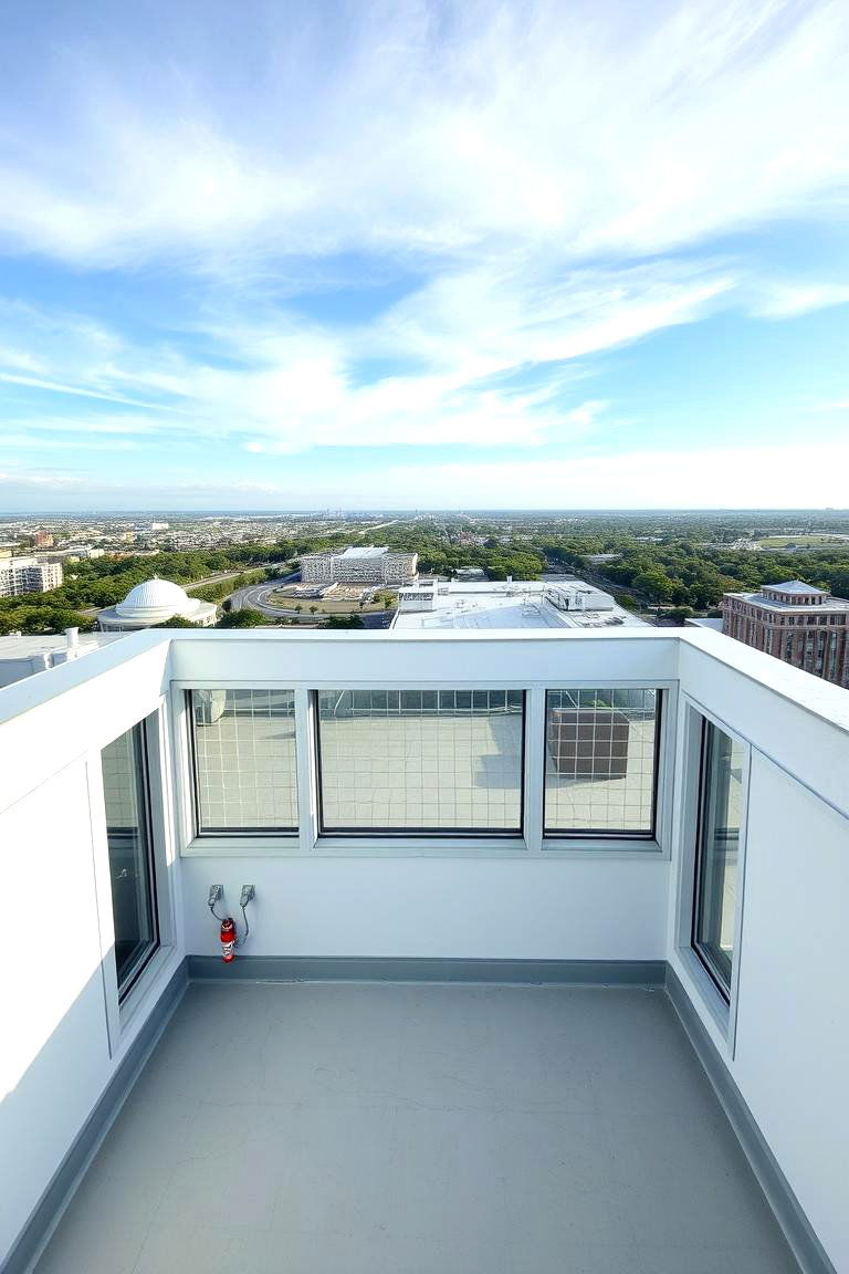 Rooftop Safe Room with Panoramic Views - 24 Safe Room Ideas