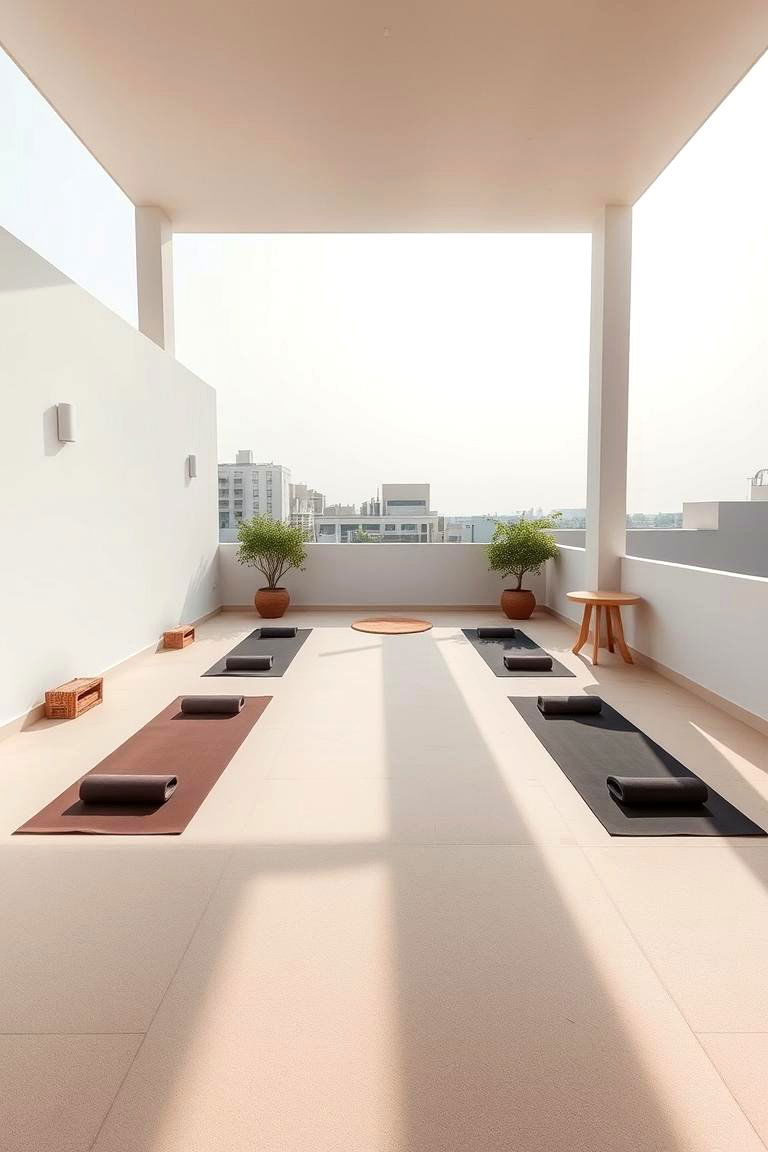 Rooftop Yoga Sanctuary - 24 Rooftop Deck Ideas