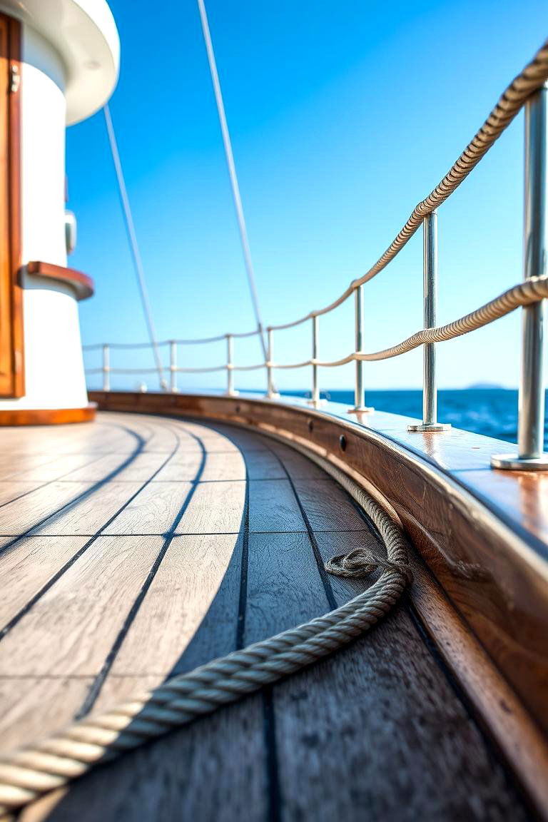Rope Accent and Cable Detail - 24 Deck Skirting Ideas