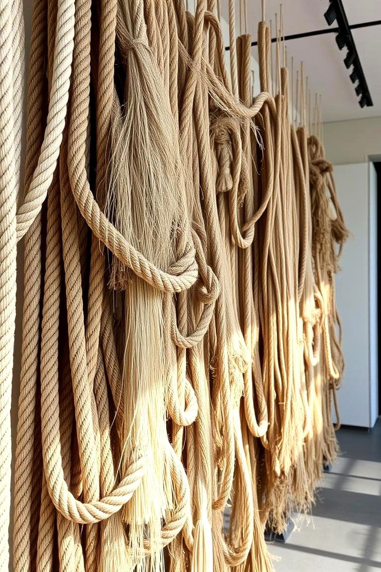 Rope Decor Displays - 24 Nautical Decor Ideas