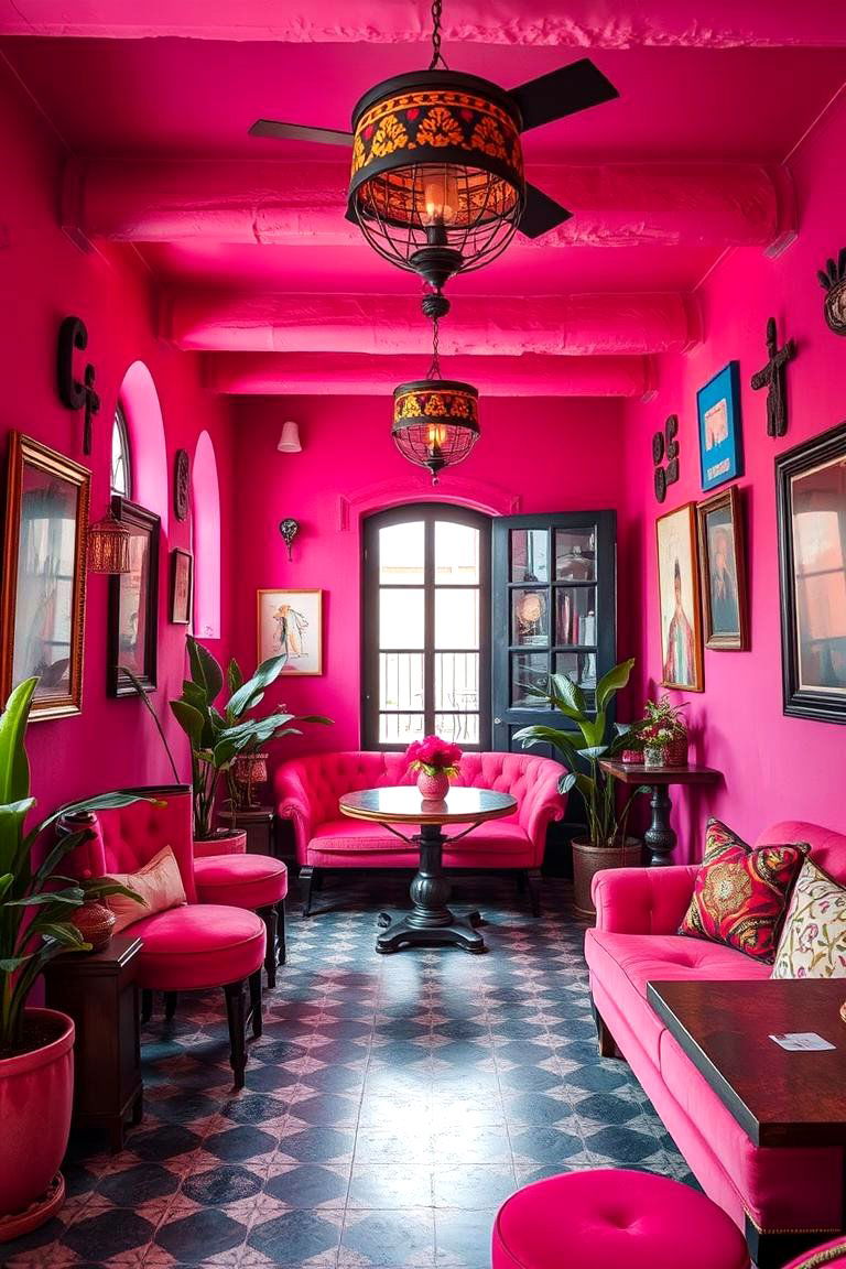 Rosa Mexicano - 24 Mexican Interior Paint Colors