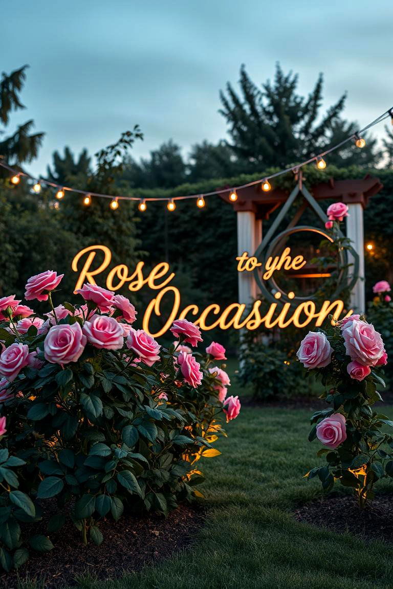 Rose to the Occasion - 24 Funny Garden Sign Ideas