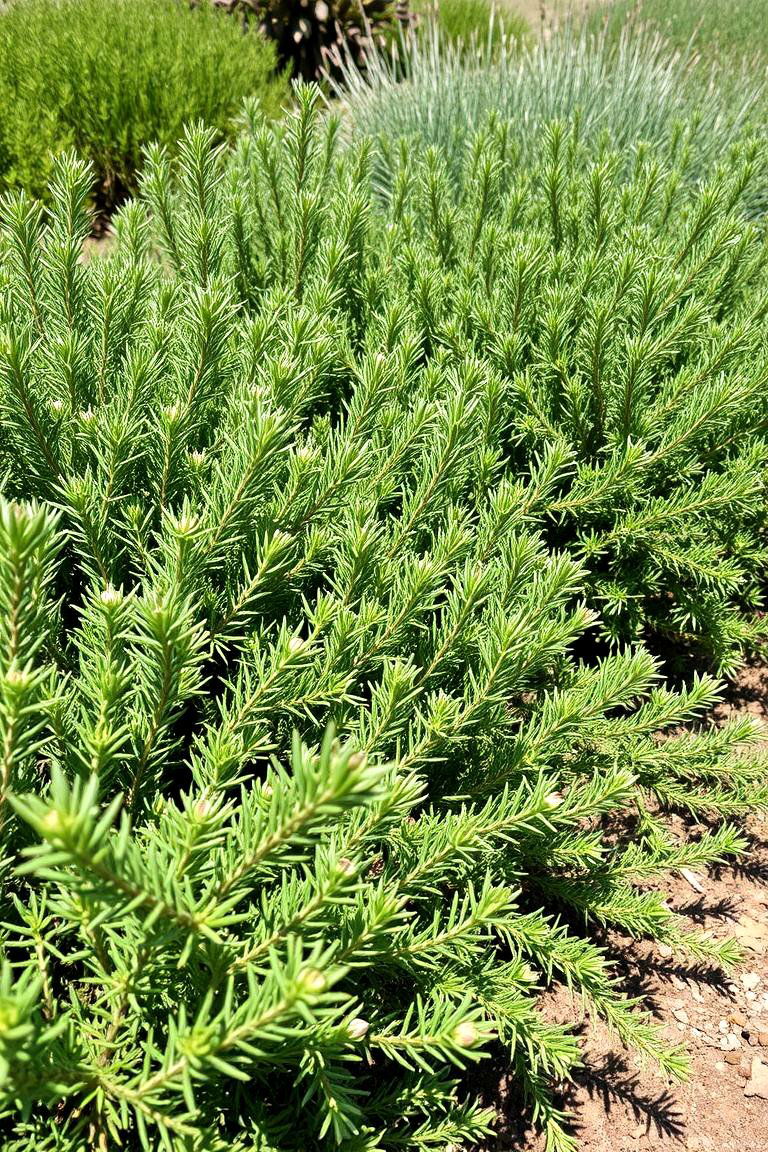 Rosemary Border - 24 Low Maintenance Garden Border Ideas