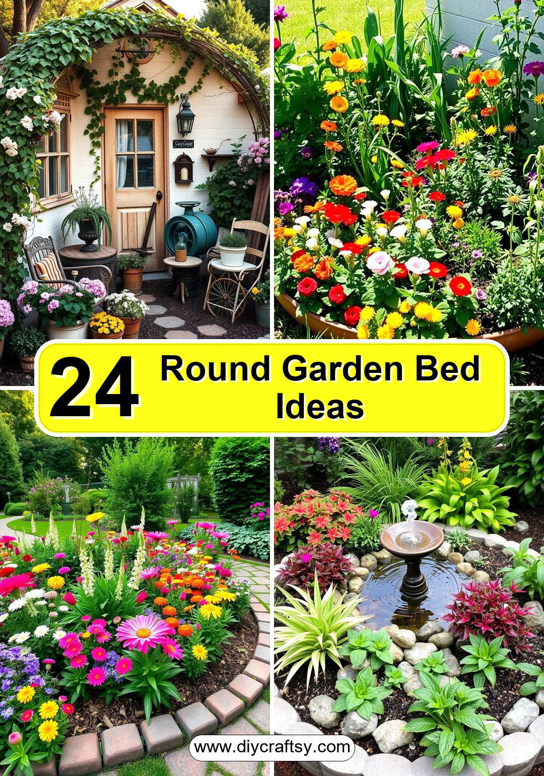 Round Garden Bed Ideas