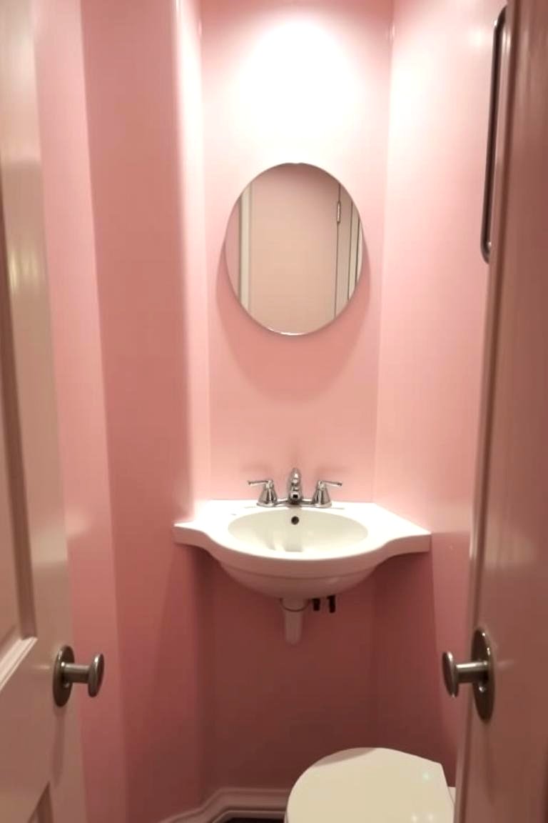 Round or Oval Sink - 24 Small Ensuite Design Ideas