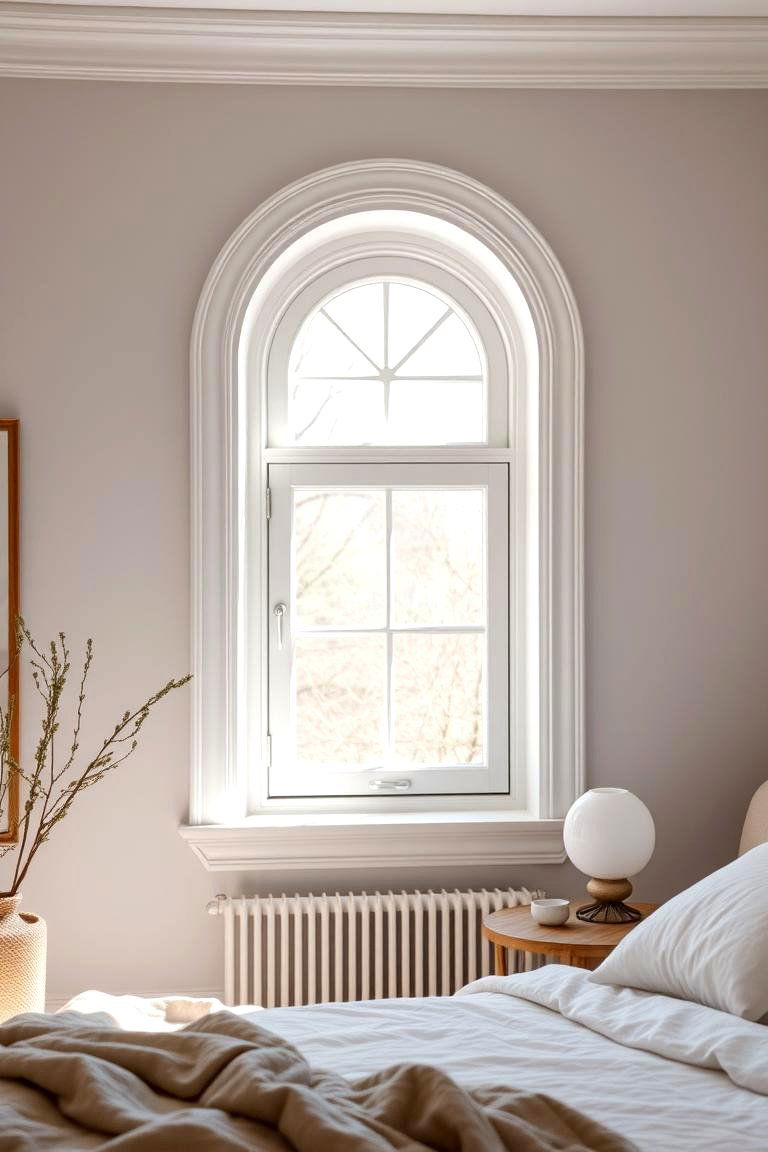 Rounded Trim for Soft Elegance - 24 Modern Window Trim Ideas
