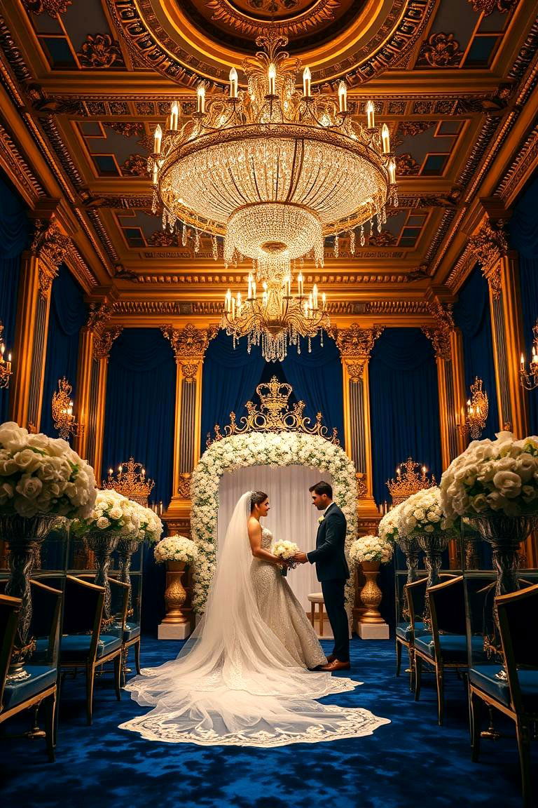 Royal Blue Affair - 24 Blue Wedding Theme Ideas