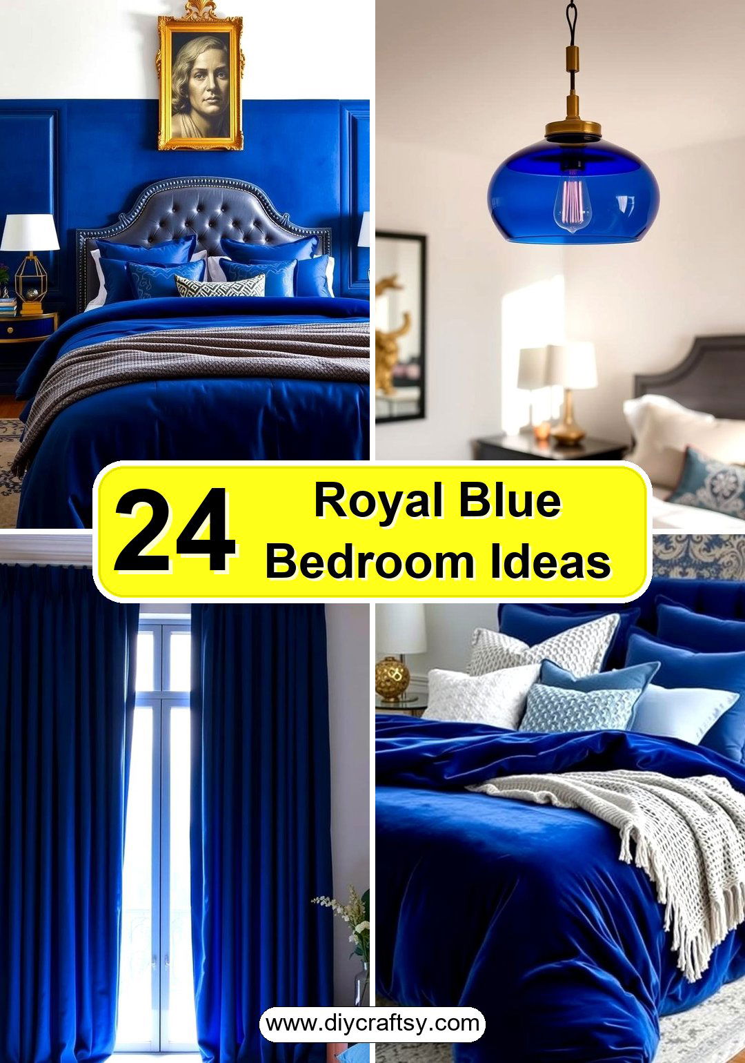 Royal Blue Bedroom Ideas