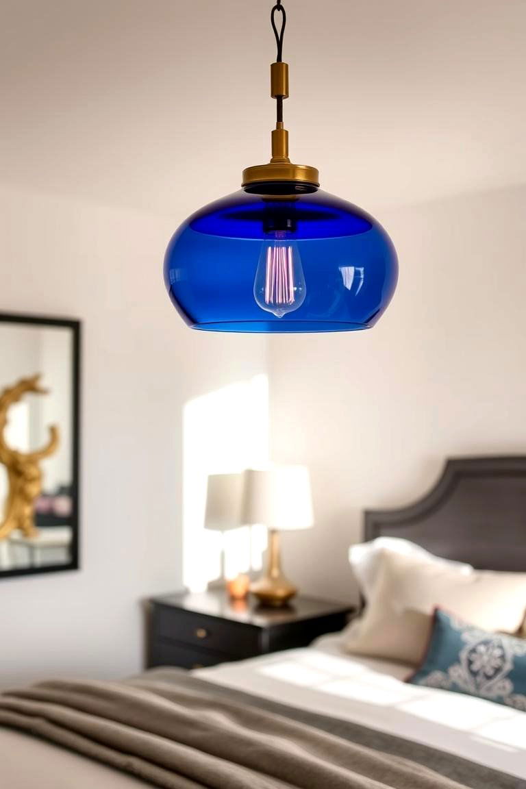 Royal Blue Lighting Fixtures - 24 Royal Blue Bedroom Ideas