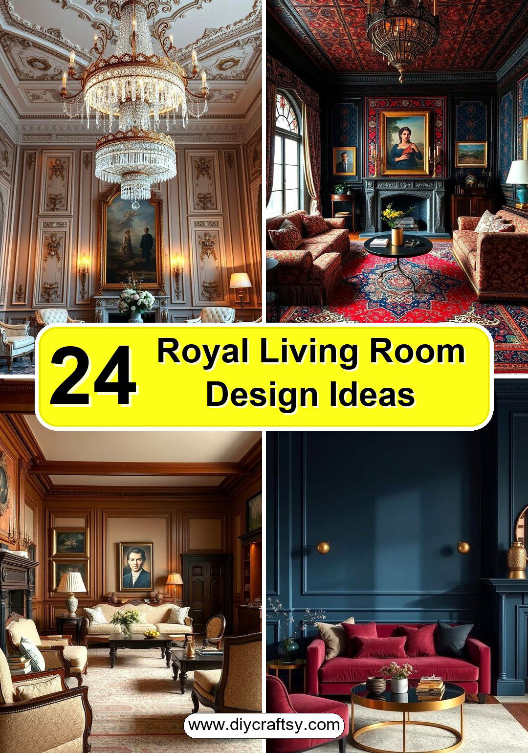 Royal Living Room Design Ideas