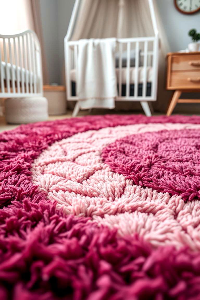 Royal Plush Rug - 24 Princess Nursery Ideas