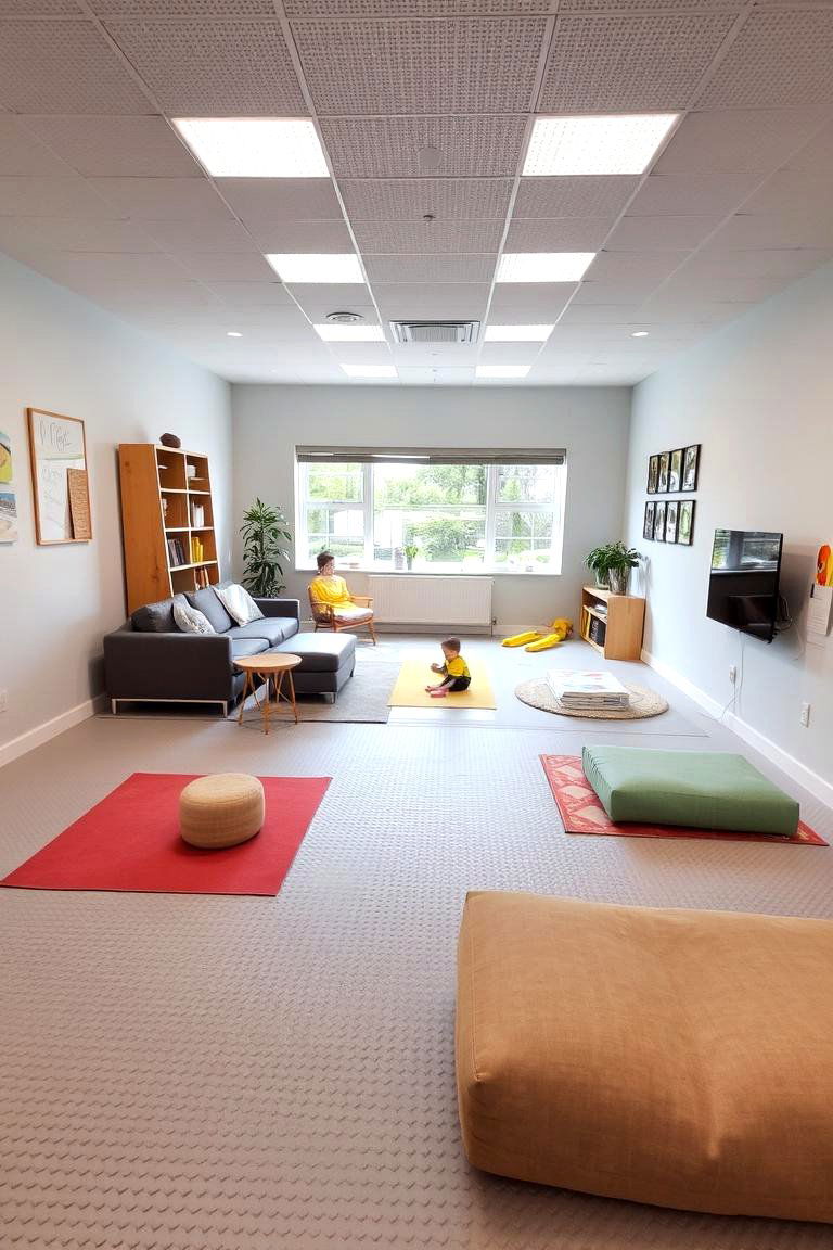 Rubber Flooring - 24 Living Room Flooring Ideas