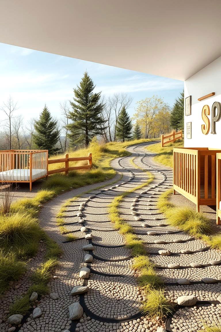 Running Trail Nursery - 24 Sports Nursery Ideas