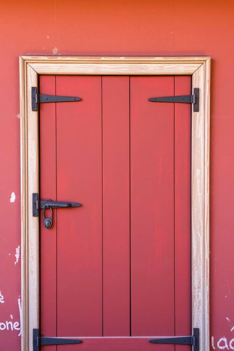 Rust Brown Weathered Charm - 24 Brown House Front Door Colors