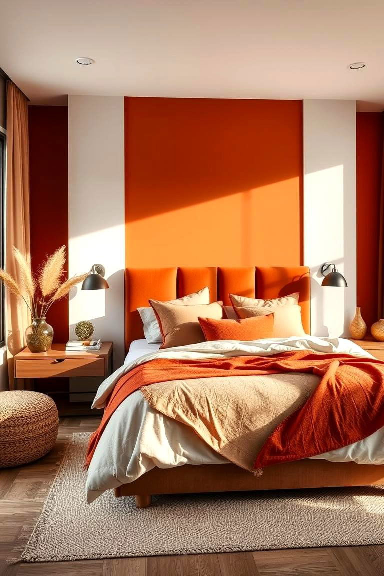 Rust Inspired Color Palette Decor - 24 Rust Bedroom Ideas